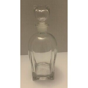 Luigi Bormioli Rossini Glass Decanter w/Stopper Made in Italy